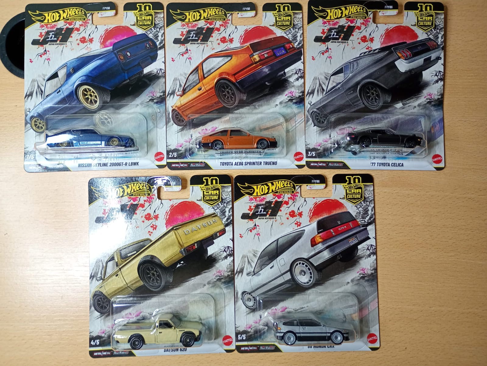HOTWHEELS PREMIUM SET JAPAN HISTORICS