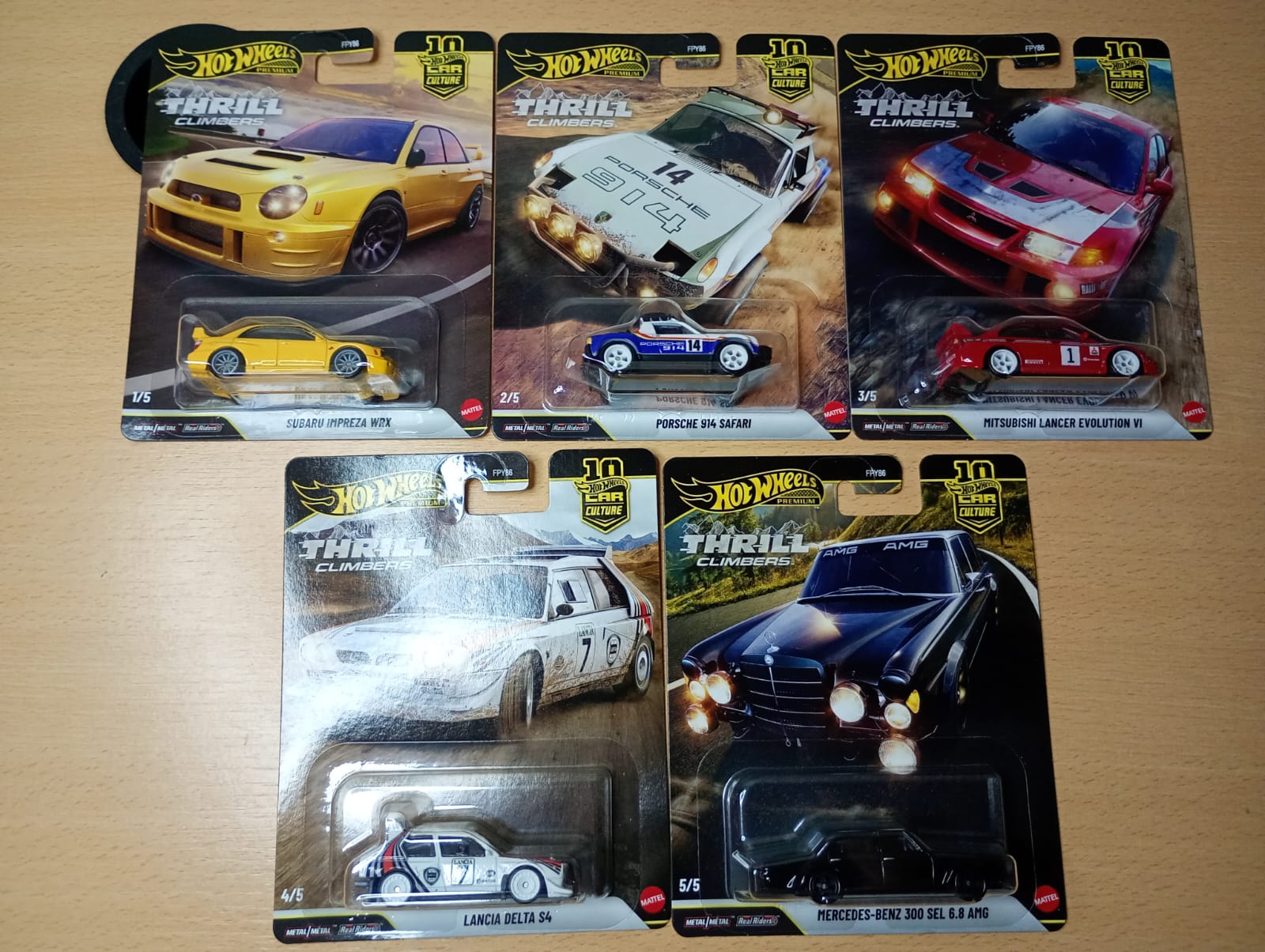 HOTWHEELS PREMIUM SET THRILL CLIMBERS