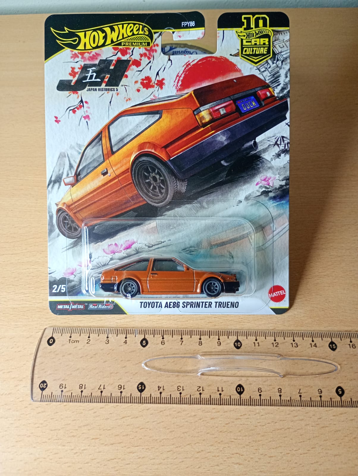 HOTWHEELS PREMIUM TOYOTA AE86 SPRINTER TRUENO