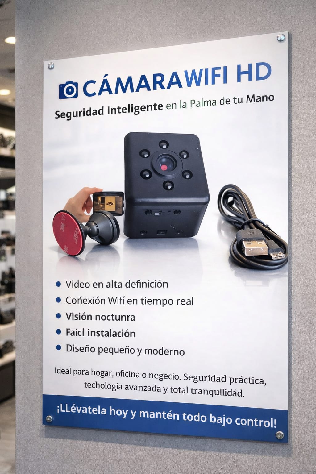 Mini C&aacute;mara de Seguridad WiFi A10